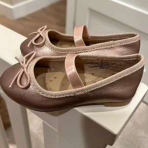 Cat and Jack Becca rose gold ballet flats!